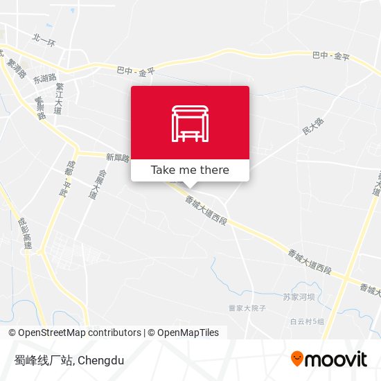 蜀峰线厂站 map
