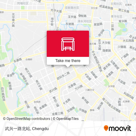 武兴一路北站 map