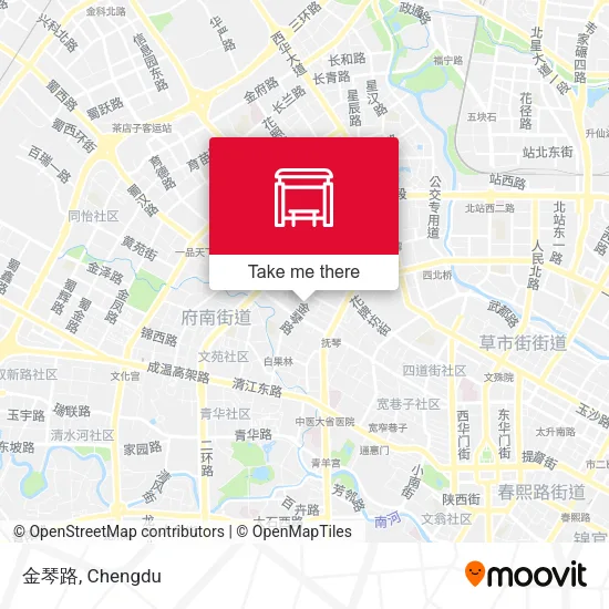 金琴路 map