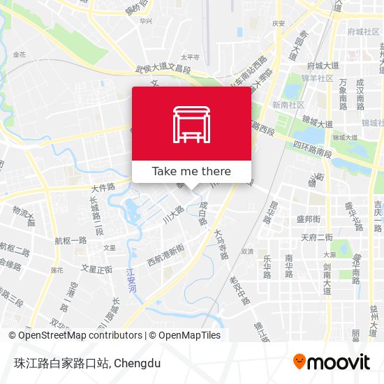 珠江路白家路口站 map