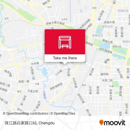 珠江路白家路口站 map