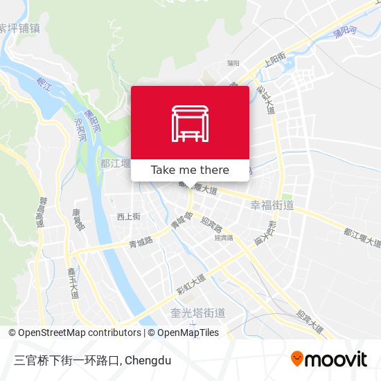 三官桥下街一环路口 map