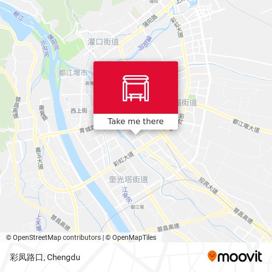 彩凤路口 map