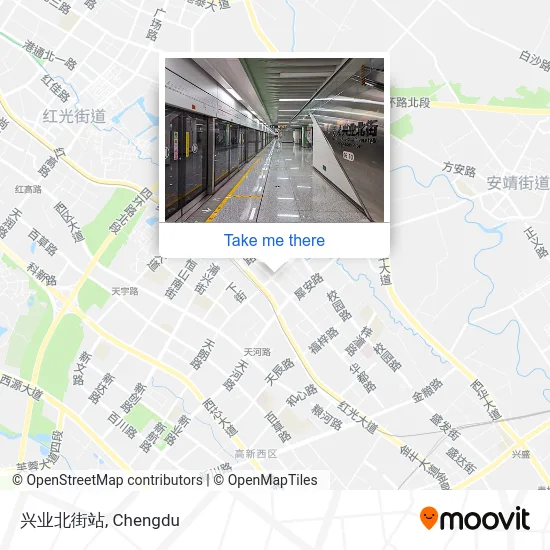 兴业北街站 map