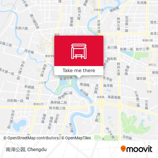 南湖公园 map