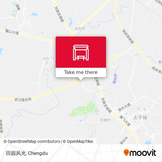 田园风光 map