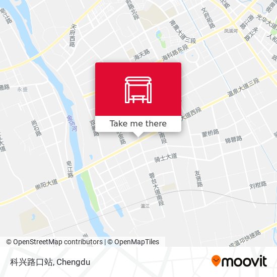 科兴路口站 map