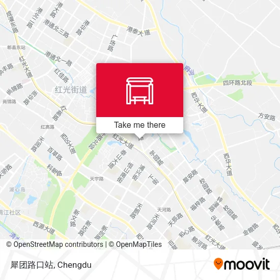 犀团路口站 map