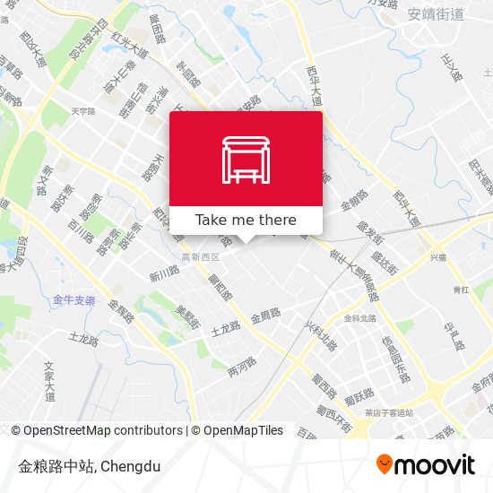 金粮路中站 map
