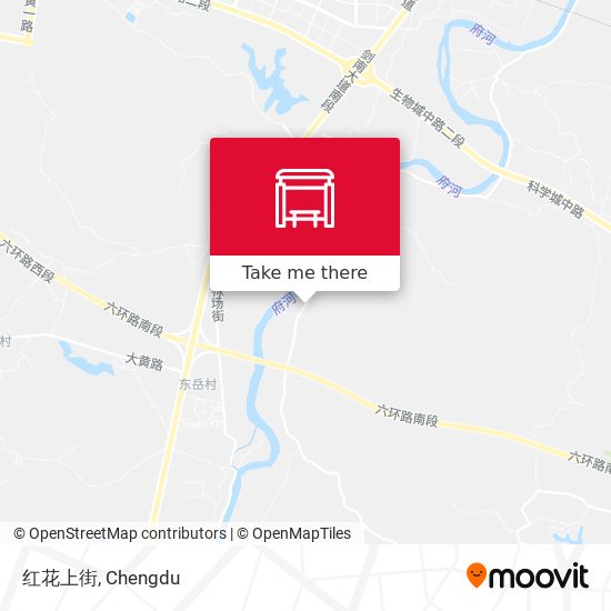 红花上街 map