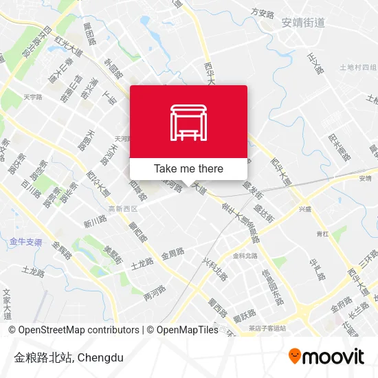 金粮路北站 map