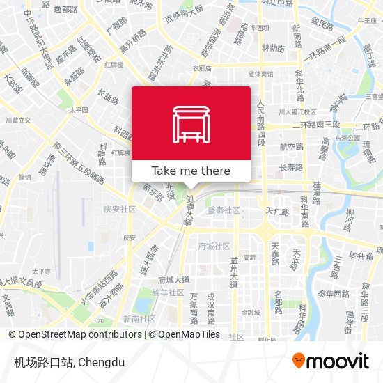 机场路口站 map