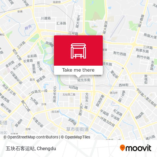 五块石客运站 map