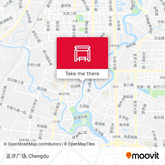 蓝岸广场 map