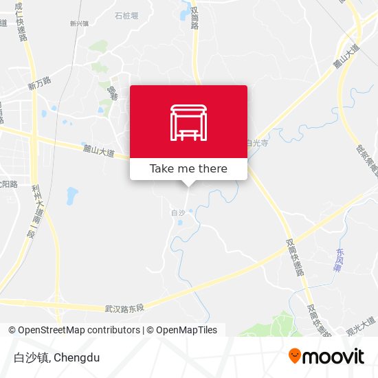 白沙镇 map