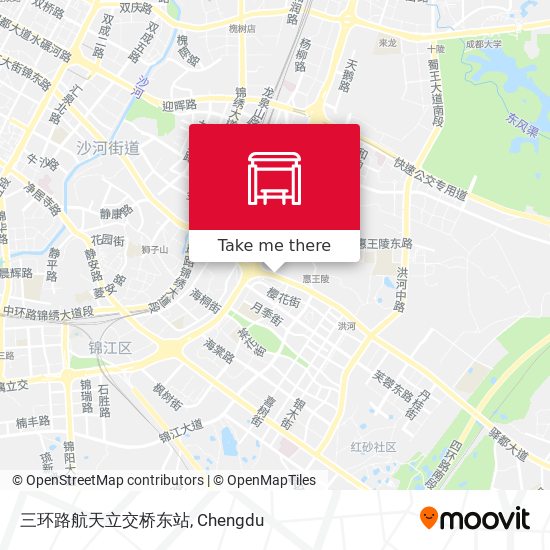 三环路航天立交桥东站 map