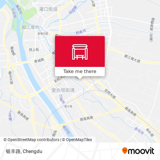 银丰路 map