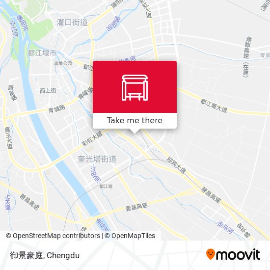 御景豪庭 map