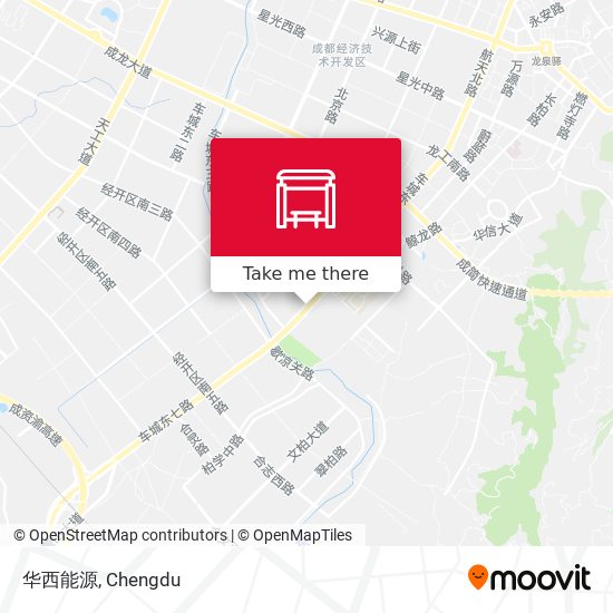 华西能源 map