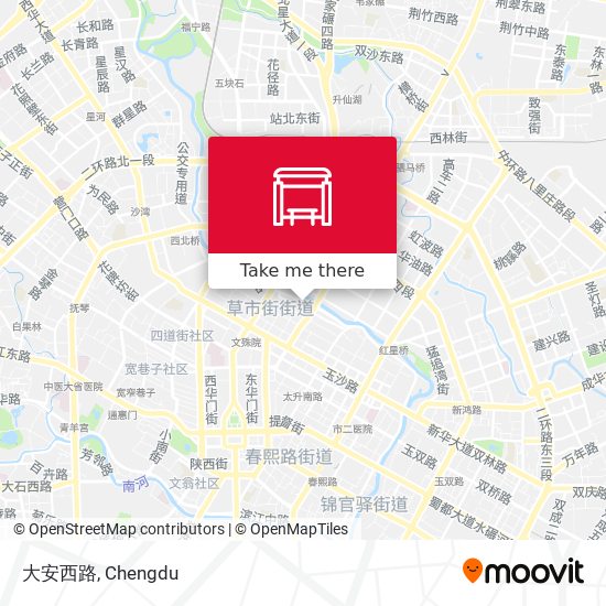 大安西路 map