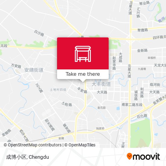 成博小区 map