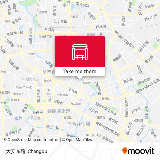 大安东路 map