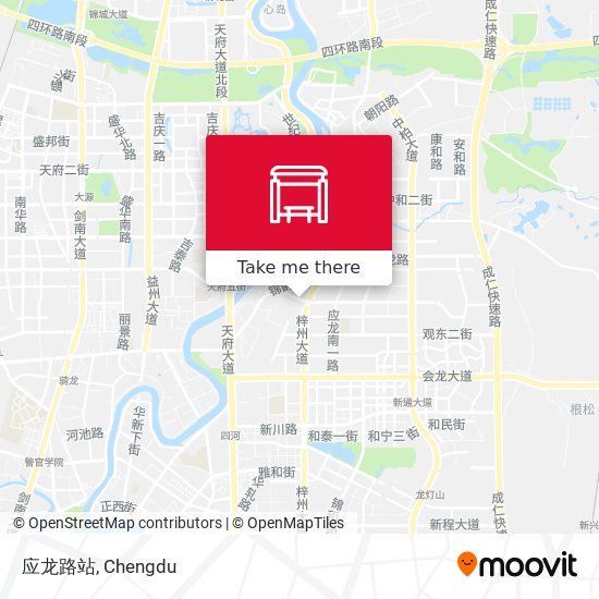 应龙路站 map