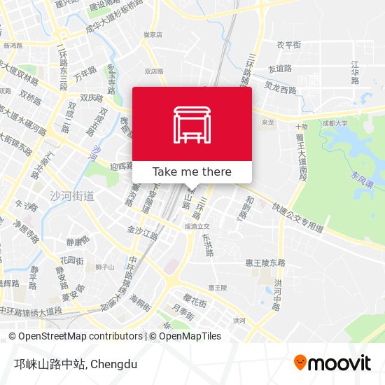 邛崃山路中站 map
