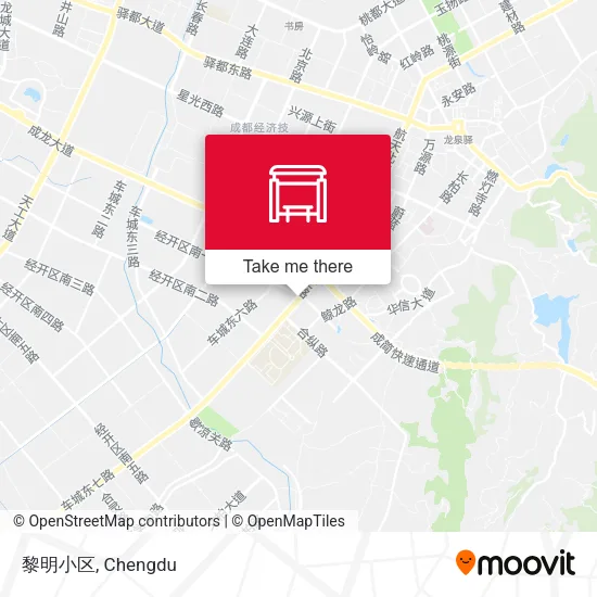 黎明小区 map