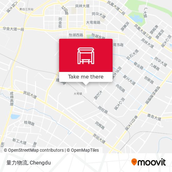 量力物流 map