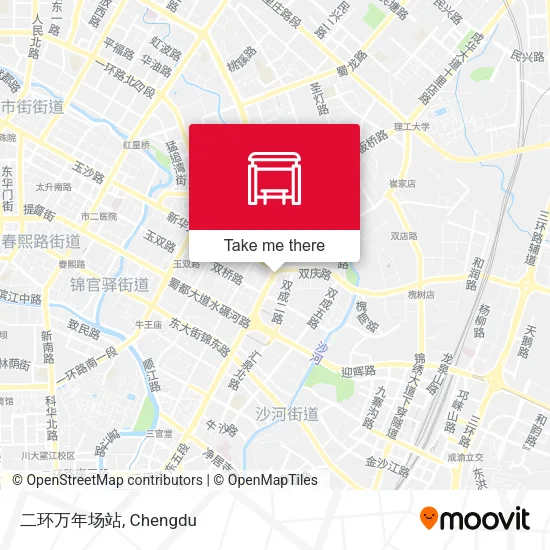 二环万年场站 map