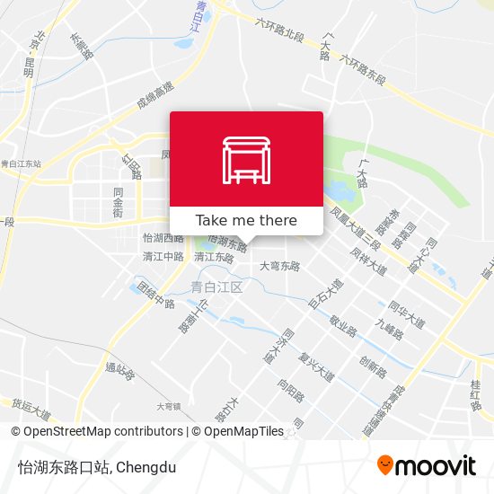 怡湖东路口站 map