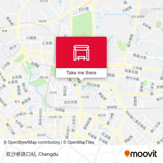 双沙桥路口站 map