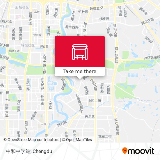 中和中学站 map