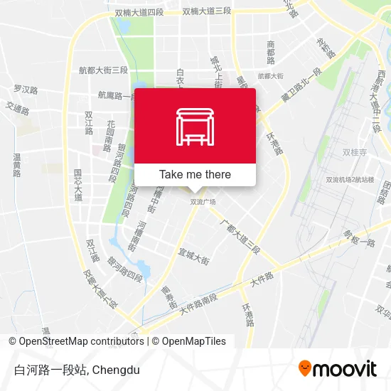 白河路一段站 map