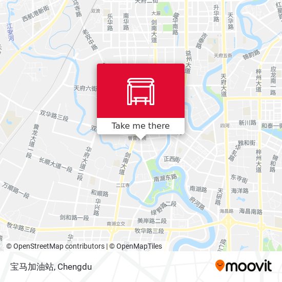 宝马加油站 map