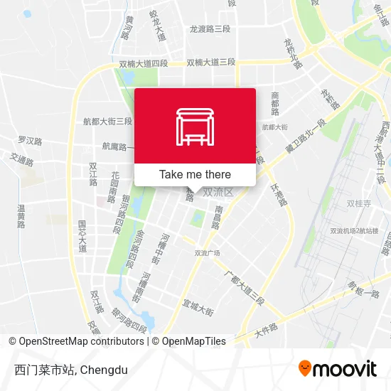 西门菜市站 map