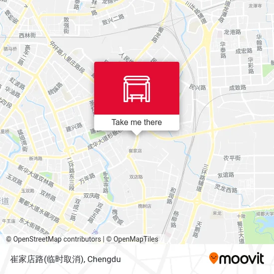 崔家店路(临时取消) map