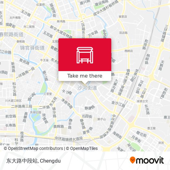 东大路中段站 map