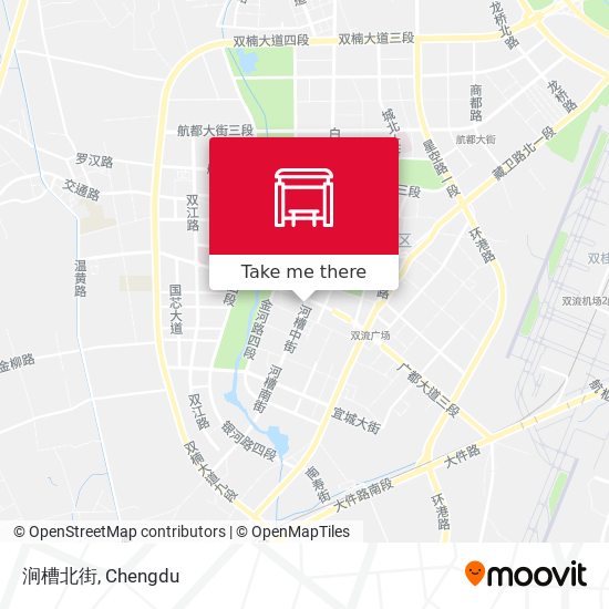 涧槽北街 map