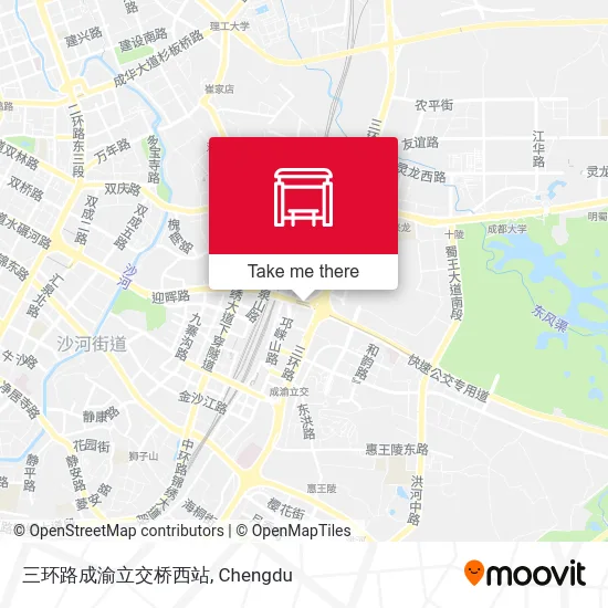 三环路成渝立交桥西站 map