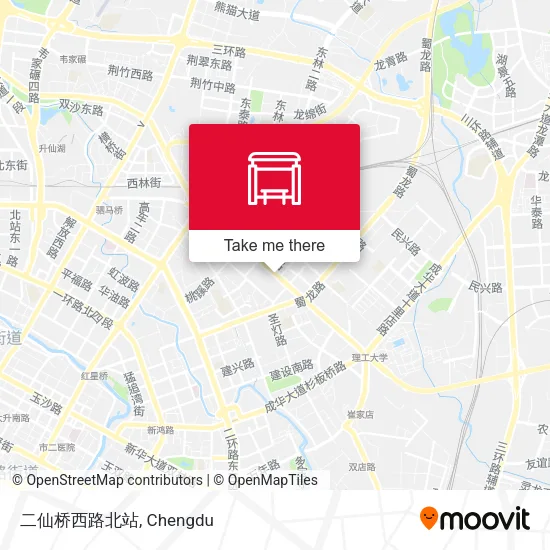 二仙桥西路北站 map