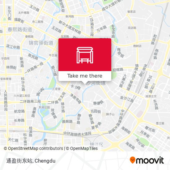 通盈街东站 map