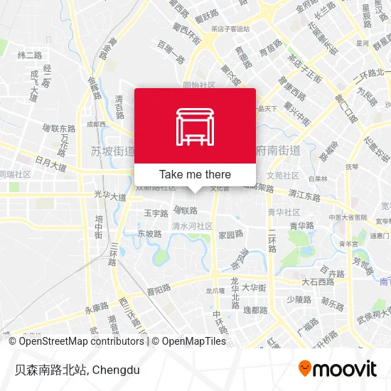 贝森南路北站 map