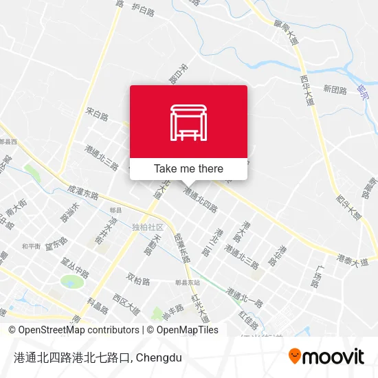 港通北四路港北七路口 map