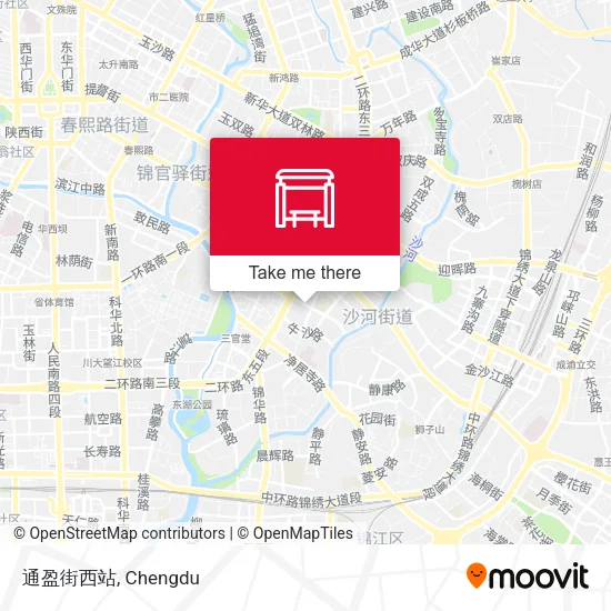 通盈街西站 map