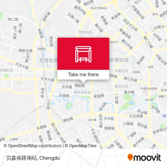 贝森南路南站 map