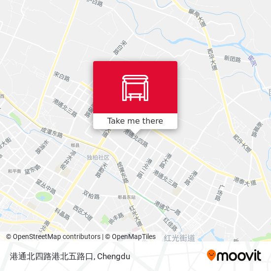 港通北四路港北五路口 map