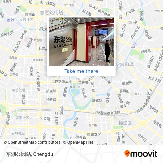 东湖公园站 map