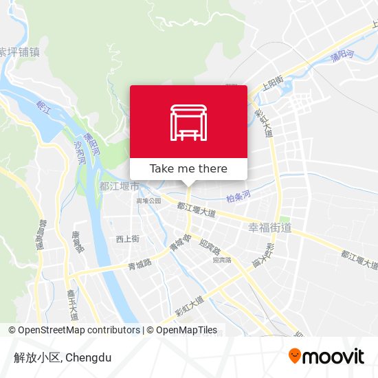 解放小区 map